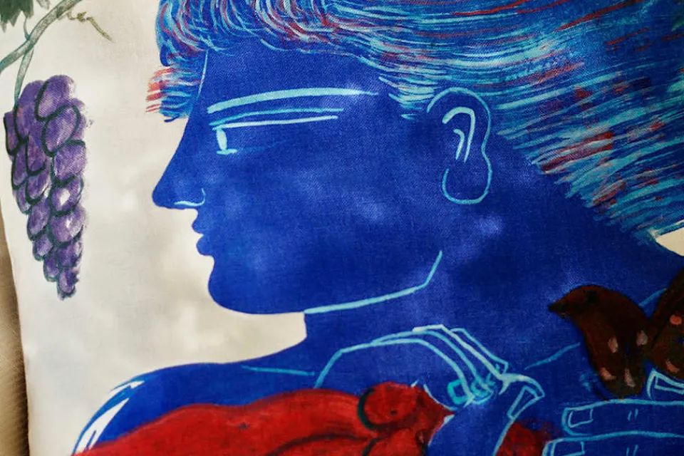 Kuddar*Alekos Fassianos Kudde Under Samma Himmel Blå