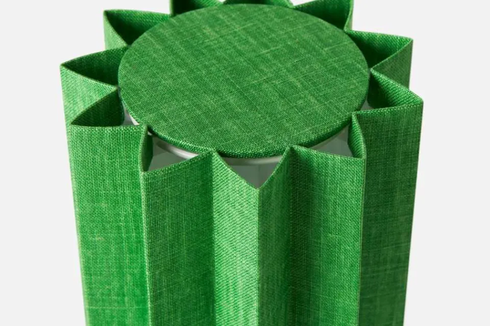 Lampskärmar*Folkform Lampskärm Pleated For Frank Grön