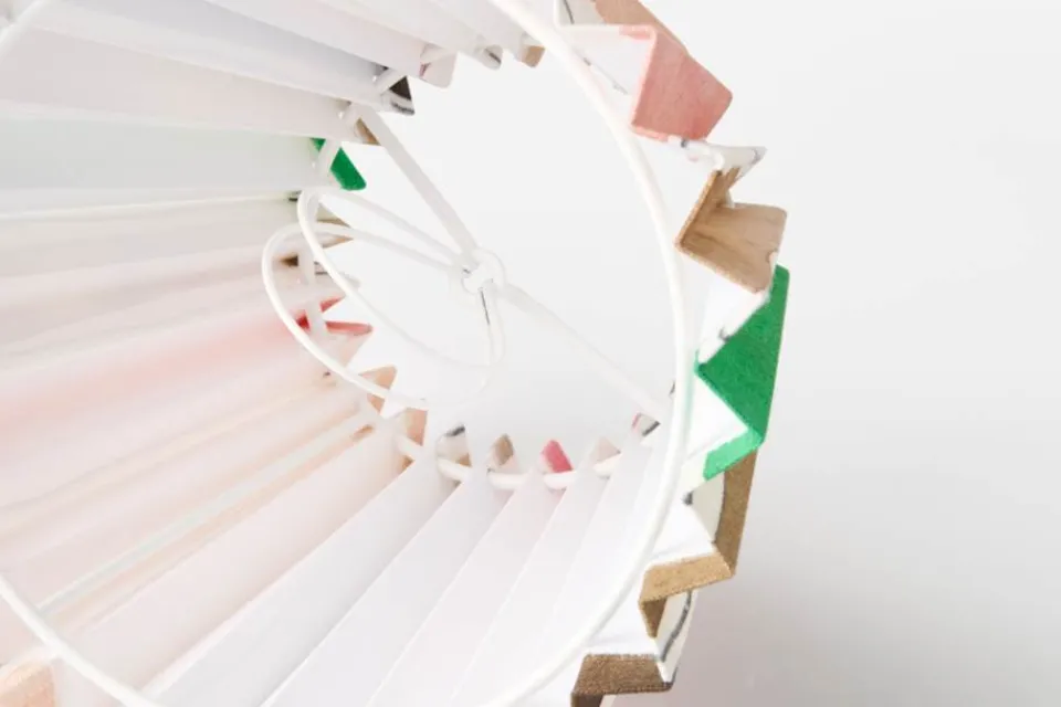 Lampskärmar*Svenskt Tenn / Lars Nilsson Lampskärm Plisserad Lin, Anacapri, Multi