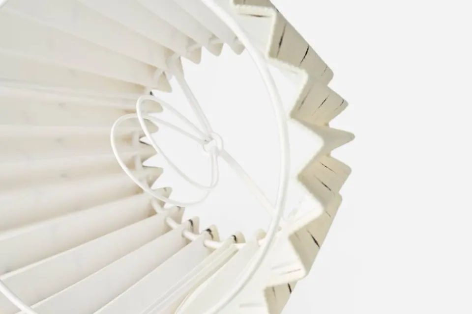 Lampskärmar*Helene Blanche Svenskt Tenn Lampskärm Plisserad Lin, Drop Linen, Charcoal