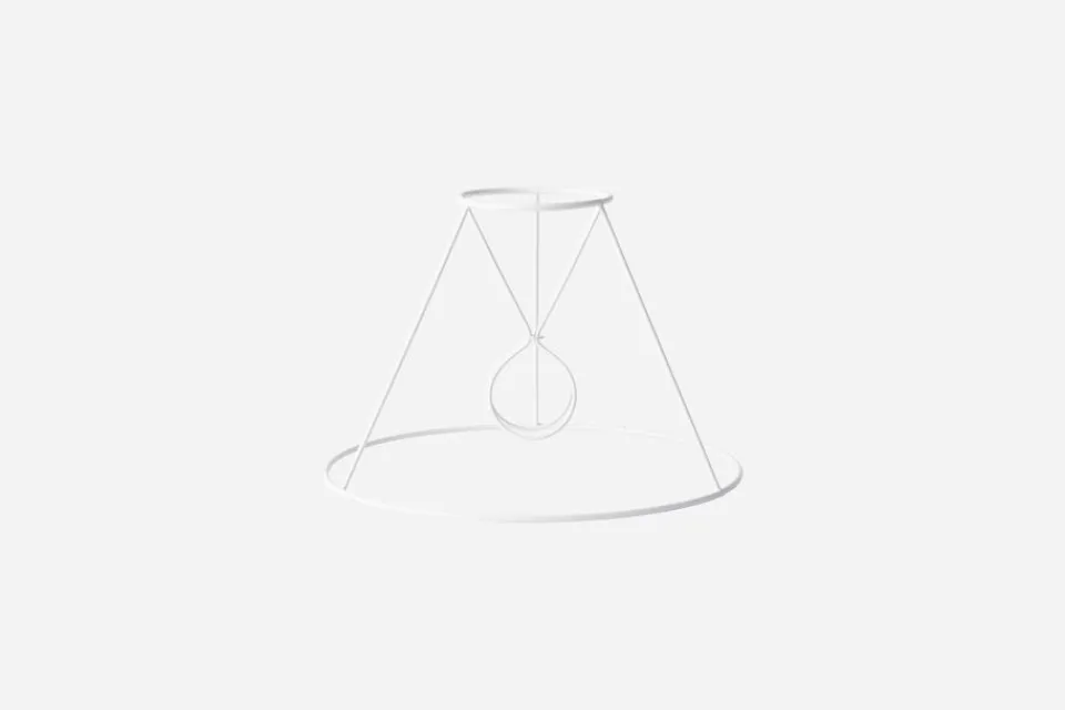 Lampskärmar*Helene Blanche Svenskt Tenn Lampskärm Plisserad Bomull Lin, Moiré Stripe, Ebony