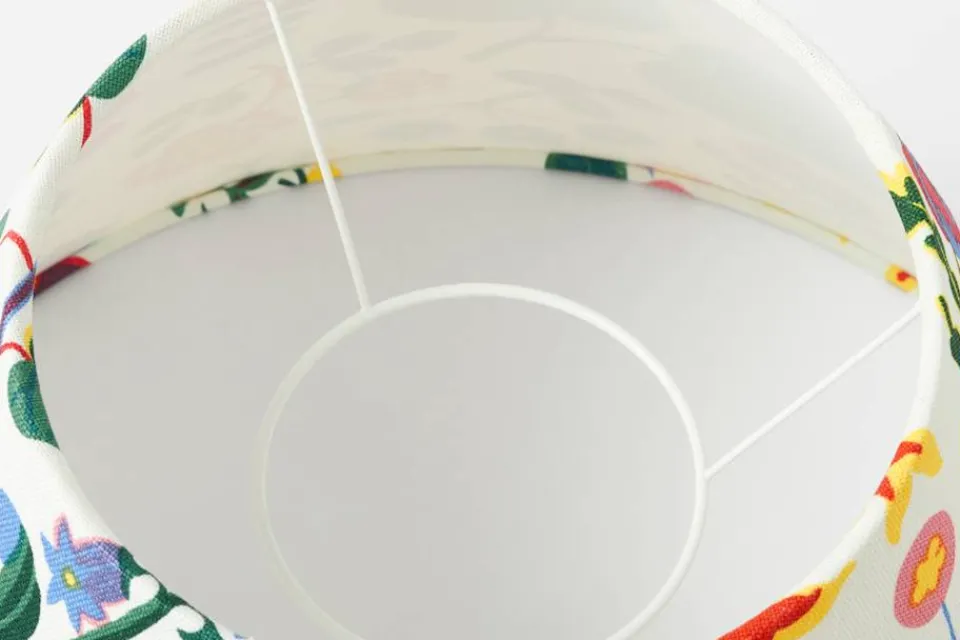 Lampskärmar*Josef Frank/Svenskt Tenn Lampskärm Spänd 1257 Lin, Mille Fleurs, Multi