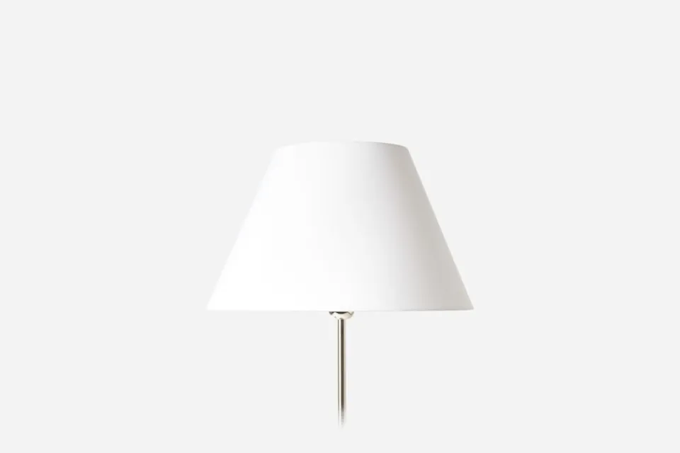 Lampskärmar*Svenskt Tenn Lampskärm Spänd 1257 Bomull Satin, Vit