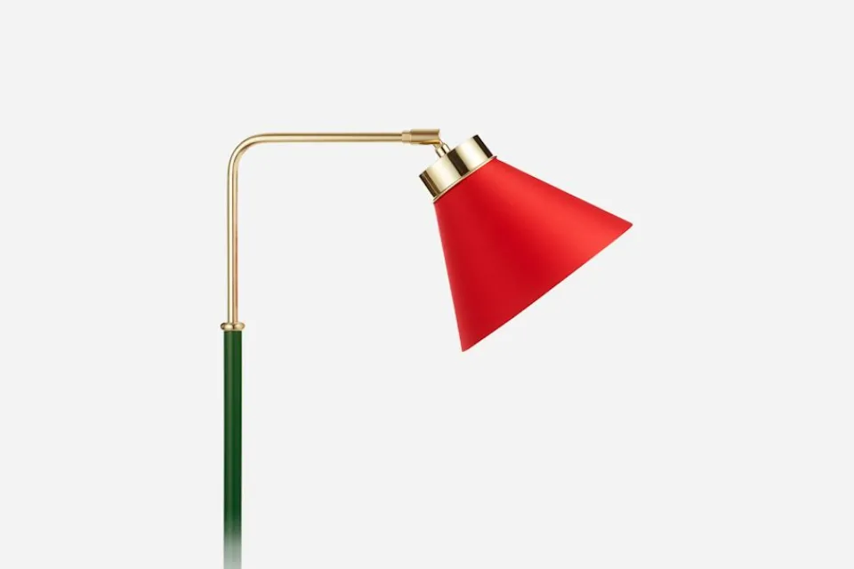 Lampskärmar*Svenskt Tenn Lampskärm Spänd 1842 Bomull Satin, Röd