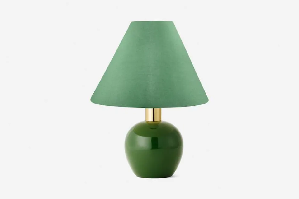 Lampskärmar*Svenskt Tenn Lampskärm Spänd 2575 Bomull Satin, Grön