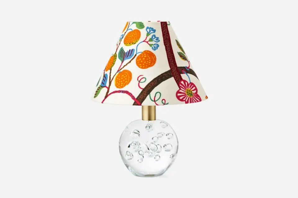 Lampskärmar*Josef Frank/Svenskt Tenn Lampskärm Spänd 1819 Lin, Baranquilla, Vit