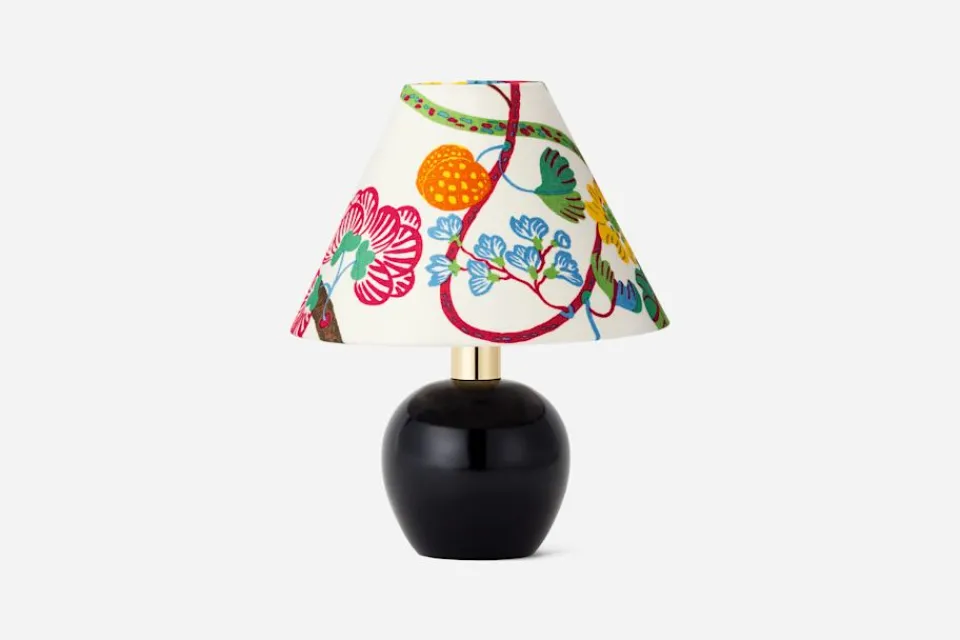 Lampskärmar*Josef Frank/Svenskt Tenn Lampskärm Spänd 2575 Lin, Baranquilla, Vit
