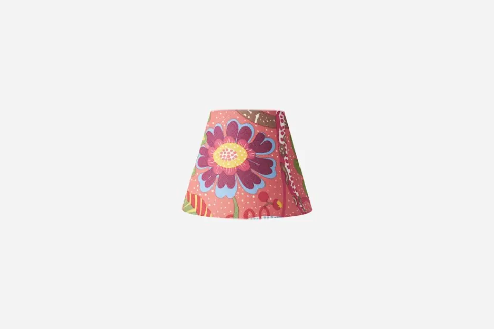 Lampskärmar*Josef Frank/Svenskt Tenn Lampskärm Spänd 2444 Lin, Mirakel, Röd