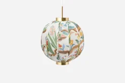 Lampskärmar|Taklampor*Josef Frank Lampskärm Sydd 2538 Lin 100, Primavera, Multi