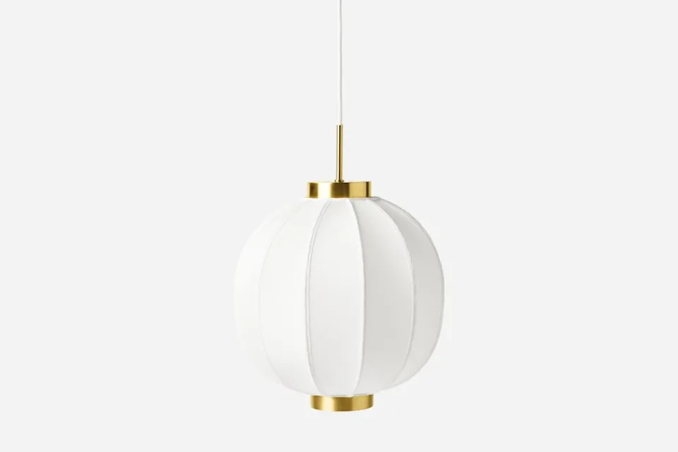 Lampskärmar|Taklampor*Josef Frank Lampskärm Sydd 2538 Siden, Vit