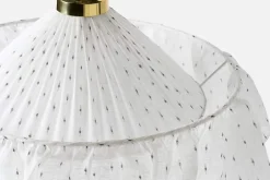 Lampskärmar|Taklampor*Helene Blanche Svenskt Tenn Lampskärm Sydd 2560 Lin 100, Drop Voile Linen, Vit