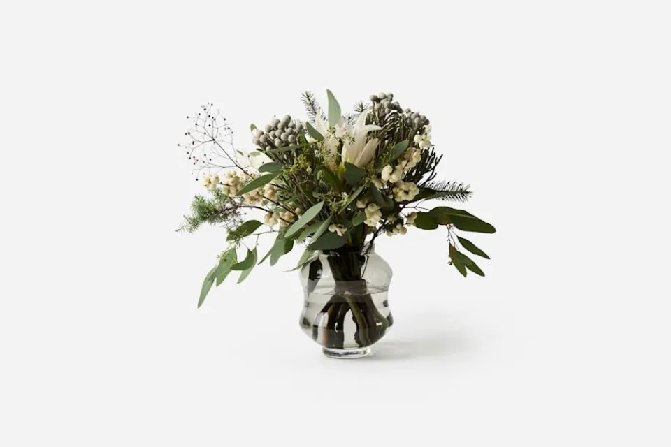 Vaser|Ljusstakar & Ljuslyktor*Johan Bjurmar Ljuslykta/Vas Mareld Tenngrå