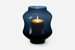 Vaser|Ljusstakar & Ljuslyktor*Johan Bjurmar Ljuslykta/Vas Mareld Dimblå