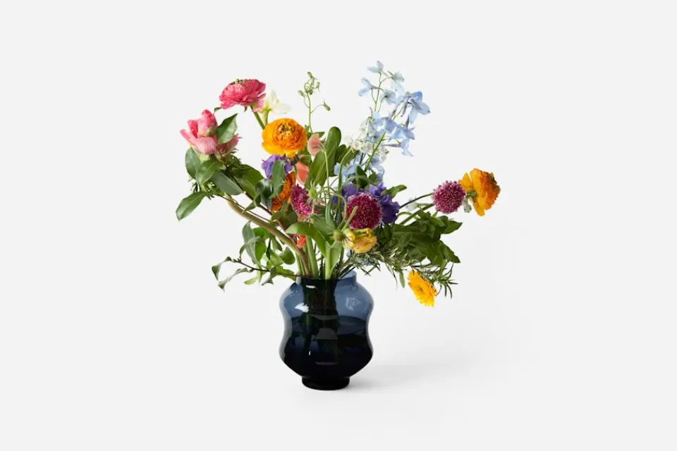 Vaser|Ljusstakar & Ljuslyktor*Johan Bjurmar Ljuslykta/Vas Mareld Dimblå