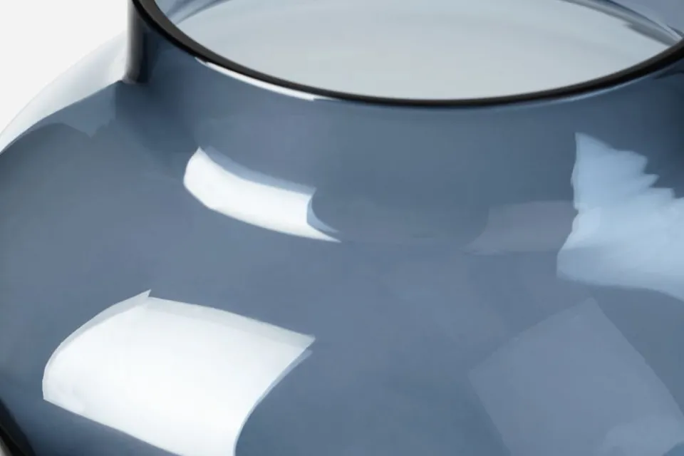 Vaser|Ljusstakar & Ljuslyktor*Johan Bjurmar Ljuslykta/Vas Mareld Dimblå