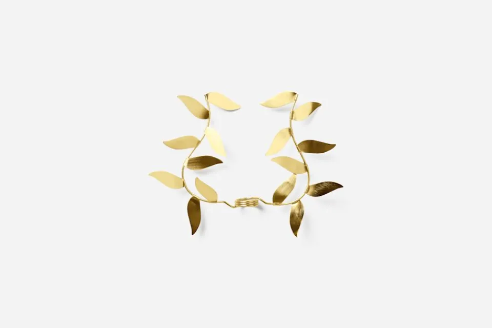 Ljus & Tillbehör*Estrid Ericson Ljusmanschett Löv Gren