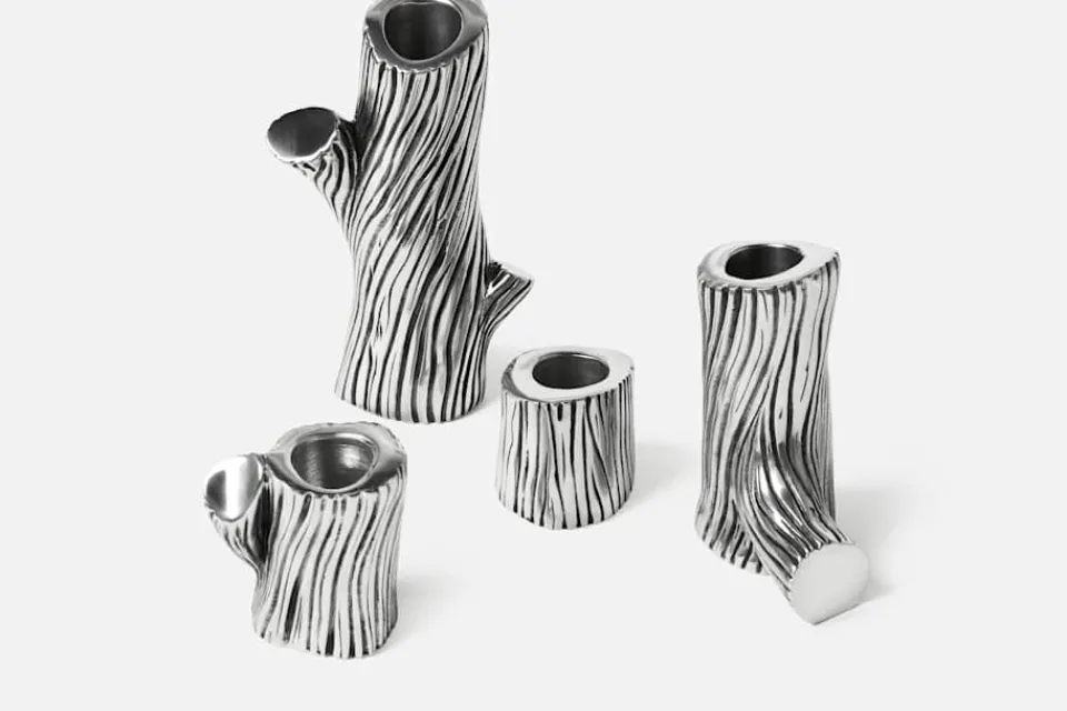 Ljusstakar & Ljuslyktor|Tennljusstakar*Jakob Solgren Nordenskiöld Ljusstake Gren