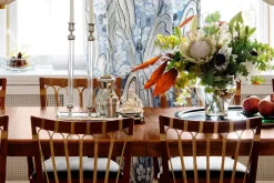 Ljusstakar & Ljuslyktor*Josef Frank Ljusstake Pelare Tenn Glas, Klar