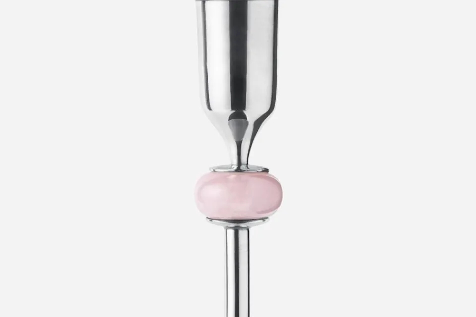 Ljusstakar & Ljuslyktor|Tennljusstakar*Josef Frank Ljusstake Tenn Sten Rosenkvarts