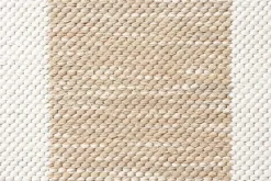 Mattor*Margit Thorén Matta Dubbelbindning Schackruta Beige Vit