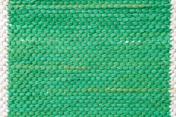 Mattor*Margit Thorén Matta Dubbelbindning Schackruta Grön Vit I