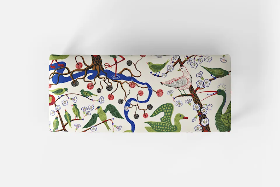 Pallar & Puffar*Josef Frank Pall 2082 Gröna Fåglar, Multi