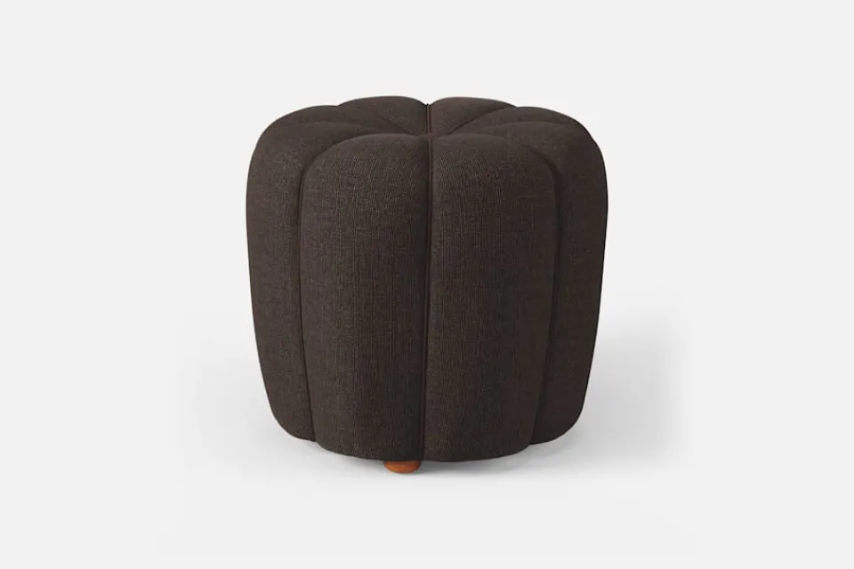 Pallar & Puffar*Josef Frank Pall 530 Möbellin, Mörkbrun