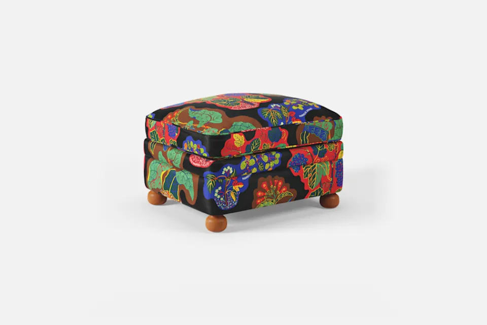 Pallar & Puffar*Josef Frank Pall 336 Poisons, Svart