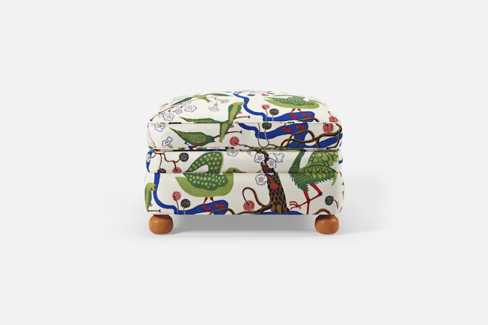 Pallar & Puffar*Josef Frank Pall 336 Gröna Fåglar, Multi