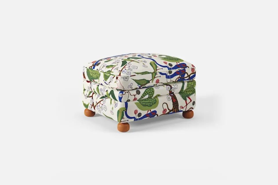 Pallar & Puffar*Josef Frank Pall 336 Gröna Fåglar, Multi