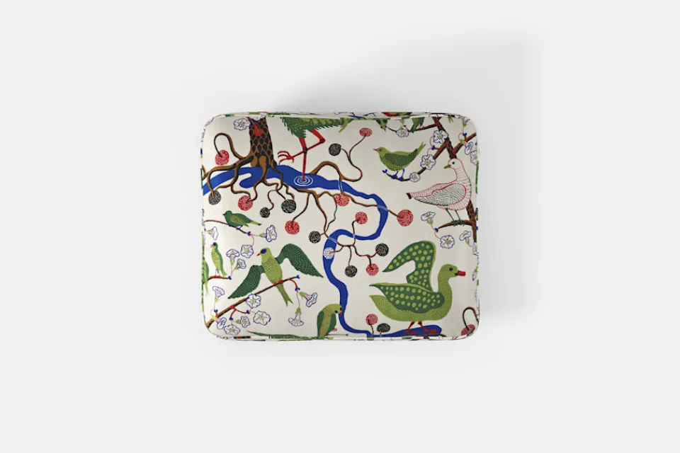 Pallar & Puffar*Josef Frank Pall 336 Gröna Fåglar, Multi