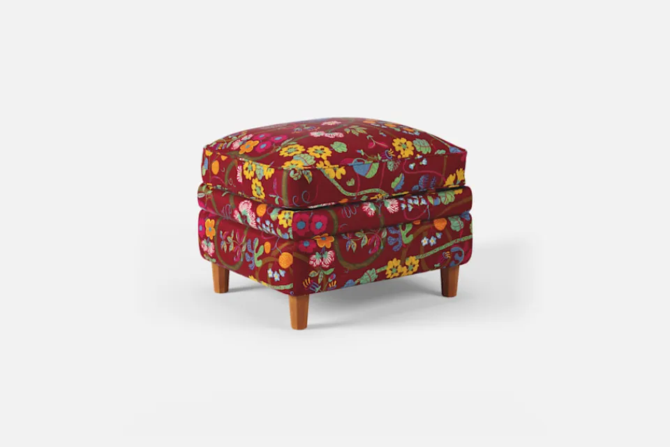 Pallar & Puffar*Josef Frank Pall 568 Baranquilla, Vinröd