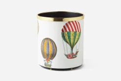 Dekorationsdetaljer*Fornasetti Papperskorg Vit