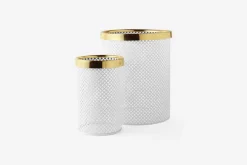 Dekorationsdetaljer*Josef Frank Papperskorg Metall Vit