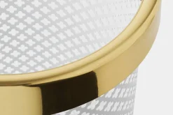 Dekorationsdetaljer*Josef Frank Papperskorg Metall Vit