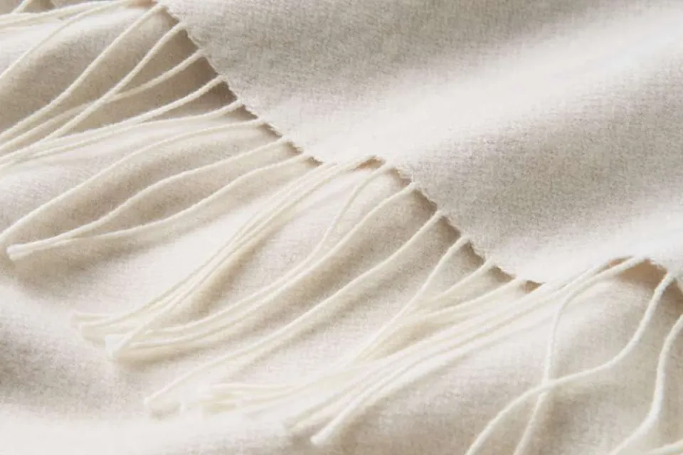 Plädar*Agnes Rosa Beckman Pläd Svenskt Tenn Beige Vit