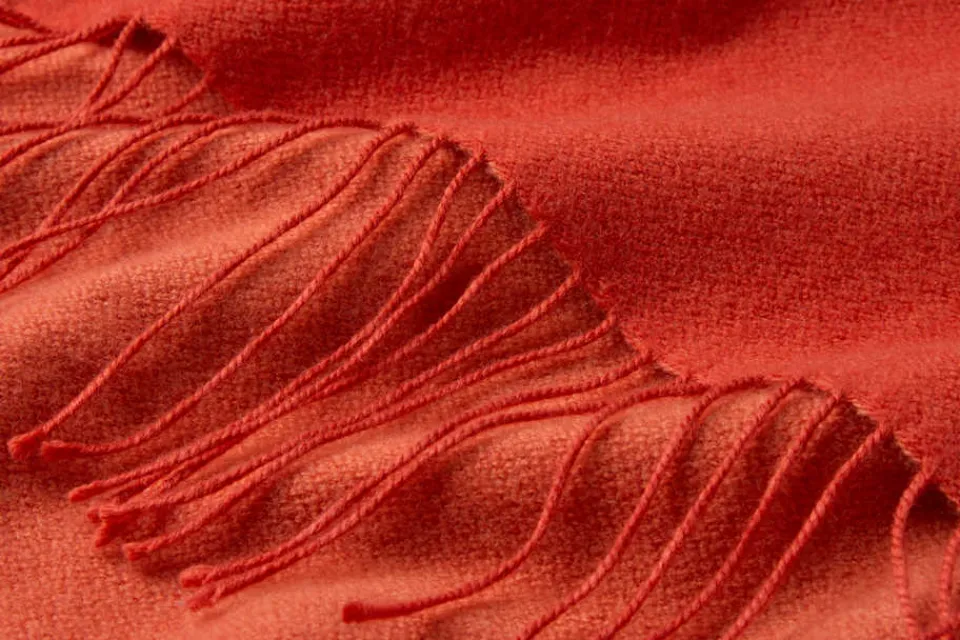 Plädar*Agnes Rosa Beckman Pläd Svenskt Tenn Orange