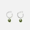 Smycken*Murky Örhänge Creoler Jade