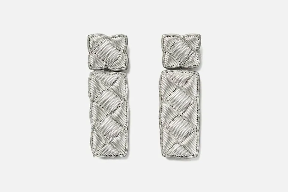 Smycken*Sophia 203 Örhänge Puffig Ruta