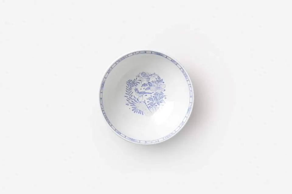 Tallrikar & Skålar*Gien Serveringsskål Oiseau Bleu