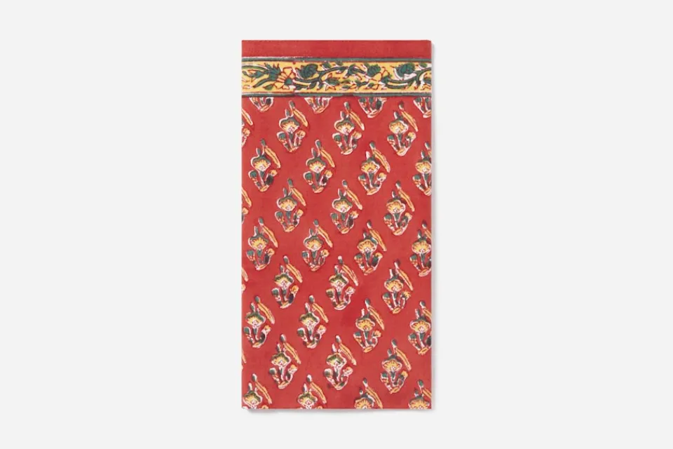 Servetter & Servettställ*Svenskt Tenn Servett Blocktryck Provence Röd