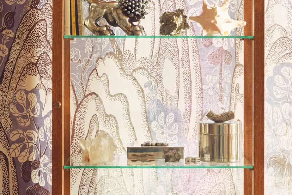 Dekorationsdetaljer|Tenndekorationer*Svenskt Tenn Skrin med Lock Lejon