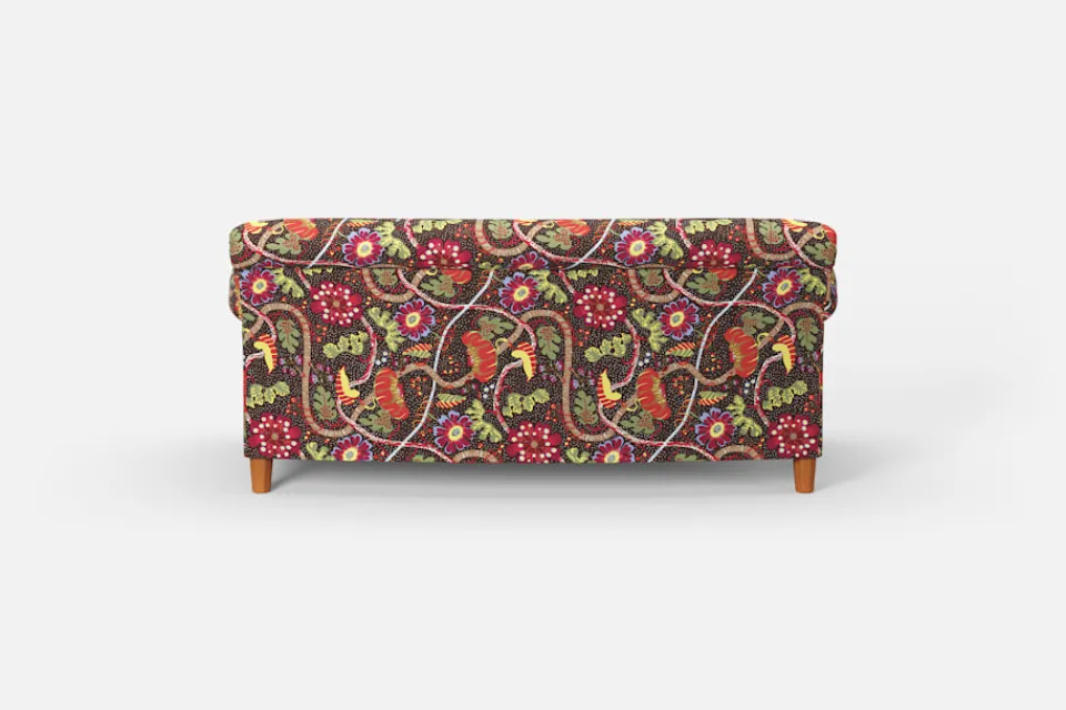 Soffor & Schäslonger*Josef Frank Soffa 678 Mirakel, Mörkbrun