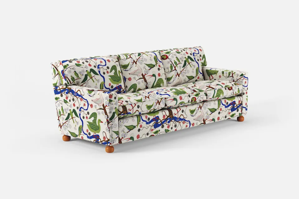 Soffor & Schäslonger*Josef Frank Soffa 3031 Gröna Fåglar, Multi