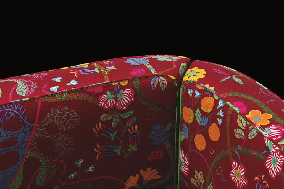 Soffor & Schäslonger*Björn Trägårdh Soffa 136 Baranquilla, Vinröd