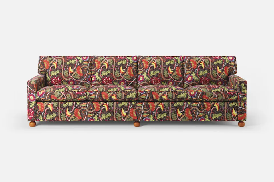 Soffor & Schäslonger*Josef Frank Soffa 3031 Mirakel, Mörkbrun