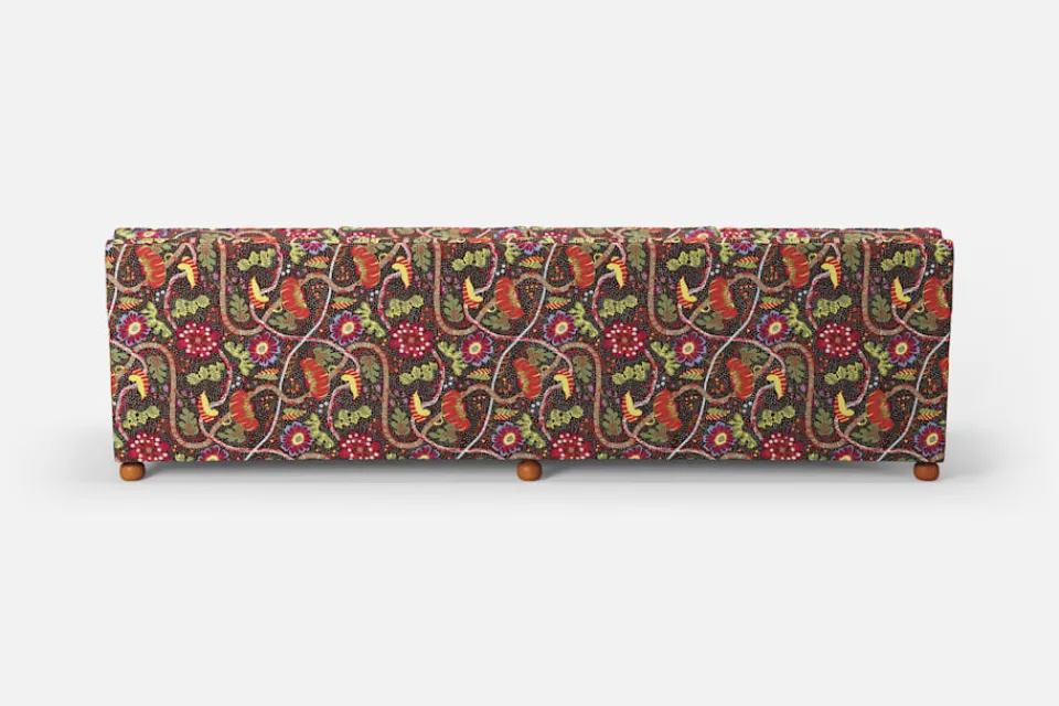 Soffor & Schäslonger*Josef Frank Soffa 3031 Mirakel, Mörkbrun