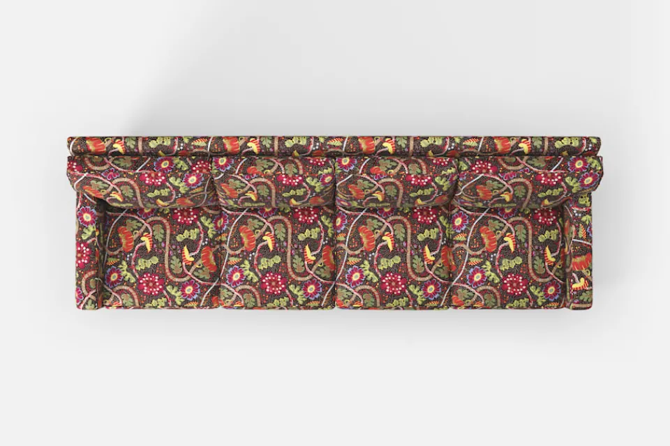 Soffor & Schäslonger*Josef Frank Soffa 3031 Mirakel, Mörkbrun