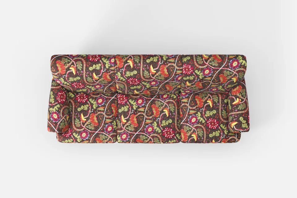 Soffor & Schäslonger*Josef Frank Soffa 703 Mirakel, Mörkbrun