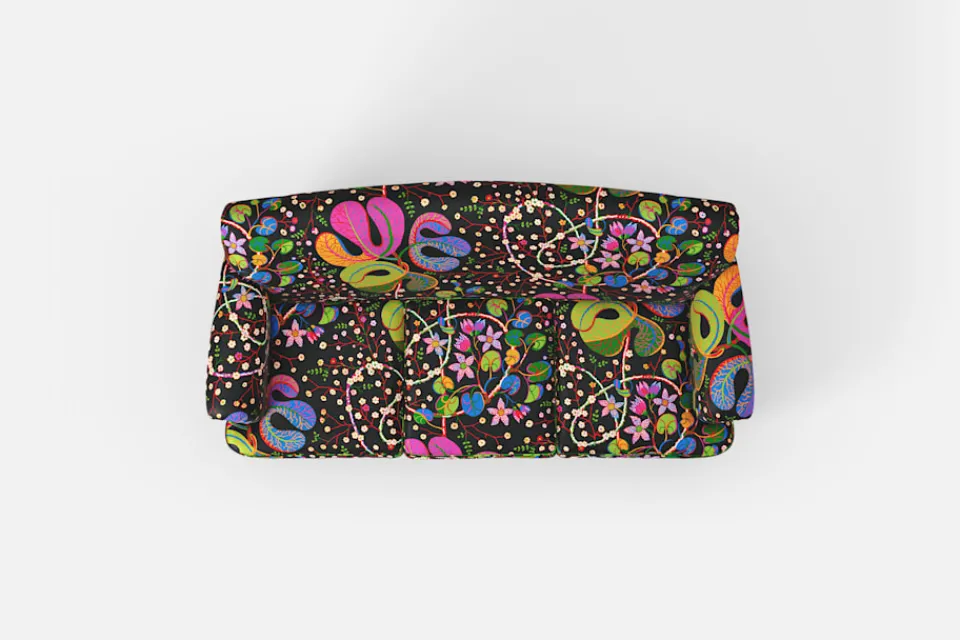 Soffor & Schäslonger*Josef Frank Soffa 678 Teheran, Svart